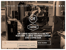 Tablet Screenshot of orcoffee.be
